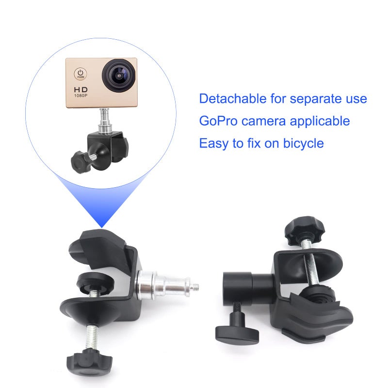Hooshion Umbrella Chair Clamp for Cameras, Black, Tripod Mount - Image 2